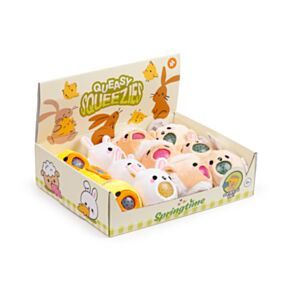 Queasy Squeezies Springtime Frühling Hasen, Küken & Lamm Plüsch Quetsch-Spielzeug