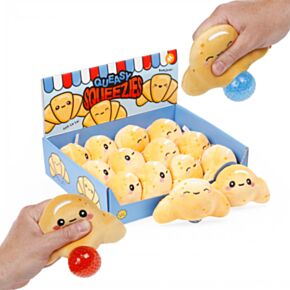 Queasy Squeezies Foodiemals Boulangerie Bäcker Croissant Plüsch Quetsch-Spielzeug
