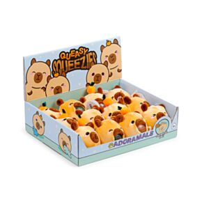 Queasy Squeezies Adoramals Capybara Plüsch-Quetschspielzeug