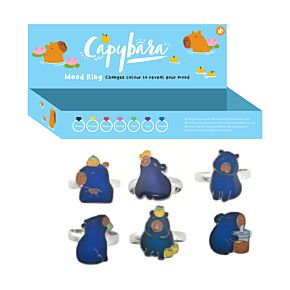 Capybara Wasserschwein Stimmungsring Capybara Wasserschwein Stimmungsring