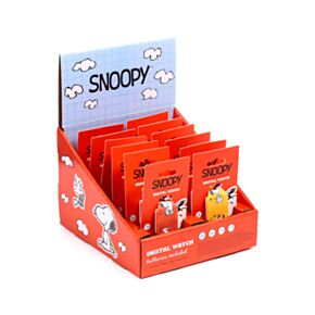 Peanuts Snoopy & Woodstock Silikon-Digitaluhr