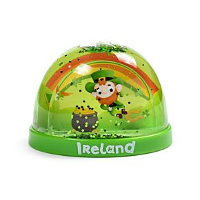 Luck of the Irish Irland glitzernde Schneekugel (medium)