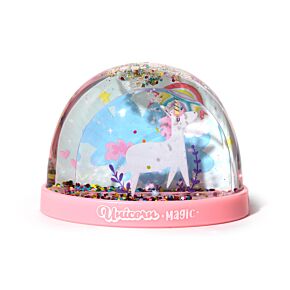 Unicorn Magic Einhorn Medium Glitzer Schneekugel