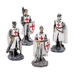 Mittelalterlicher Ritter Schloss Welt Figuren