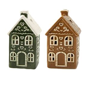 Weihnachten Lebkuchenhaus Teelichthalter - Groß