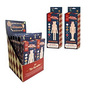 Nutcracker DIY Weihnachten Nussknacker Bemale deinen eigenen Baumschmuck