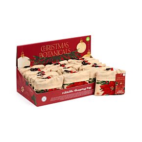 Christmas Botanicals Weihnachten Blumen Faltbare Einkaufstasche 