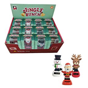  Jingle Bunch Weihnachtsmann, Schneemann & Rentier Wackelfigur