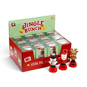 Jingle Bunch Weihnachtsmann, Schneemann & Rentier Wackelfigur