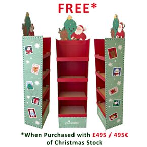 Jingle Bunch Weihnachten 4-fach-Regal FSDU-Displayeinheit