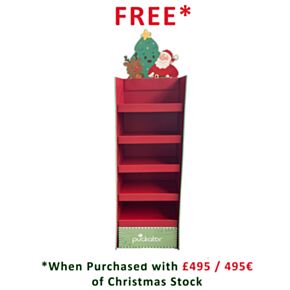 Jingle Bunch Weihnachten 4-fach-Regal FSDU-Displayeinheit
