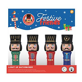 Festive Friends Weihnachten Nussknacker Farbwechsel LED-Taschenlampe