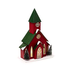 Kirche Weihnachten LED-Dekoration