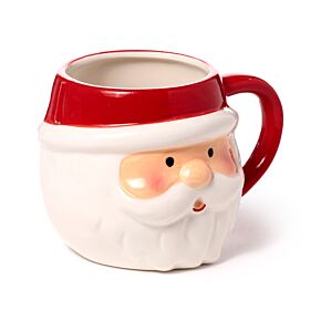 Weihnachten Weihnachtsmannkopf Keramikbecher