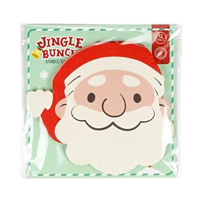 Jingle Bunch Weihnachtsmann Packung mit 12 3-lagigen Papierservietten