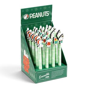 Peanuts Snoopy & Woodstock Weihnachten Radierbarer Stift mit PVC-Topper
