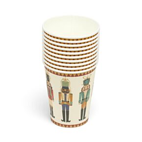 Christmas Nutcracker Weihnachten Nussknacker Papierbecher 10er-Set  (270ml)