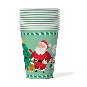 Jingle Bunch Weihnachten Papierbecher 10er-Set  (270ml)