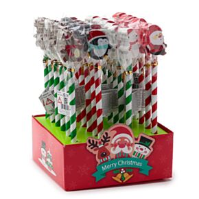 Weihnachten Bleistift mit weihnachtlichem Radiergummi-Topper