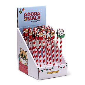 Adoramals Christmas Weihnachten Bleistift mit PVC-Topper