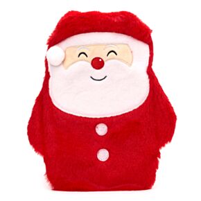Snuggables Weihnachtsmann Wärmflasche mit Plüschhülle 650ml 