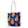 Anannas-Muster Strandtasche aus Segeltuch