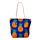 Anannas-Muster Strandtasche aus Segeltuch