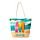 Beach Life Surf Strandtasche aus Segeltuch
