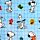 Blankeazzz Peanuts Snoopy & Woodstock Plüsch 2 in 1 Reisekissen & Decke