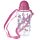 Enchanted Rainbows Einhorn Wasserflasche mit Flip-Strohhalm & Tragekordel 450ml 