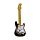 Figurative Gitarre Wanduhr