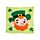 Lucky of the Irish Kobold & Kleeblatt Komprimiertes Reisehandtuch Waschlappen