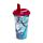 Bruchsicherer doppelwandiger Hatsune Miku-Becher und Strohhalm