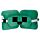 Relaxeazzz Plüsch Minecraft Creeper Reisekissen & Augenmaske