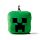 Relaxeazzz Plüsch Minecraft Creeper Reisekissen & Augenmaske