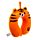 Relaxeazzz Alfie der Tiger Adoramals Plüsch Memory Foam Reisekissen