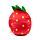 Squidglys Elidi the Strawberry Erdbeere Foodiemals Plüschfigur