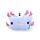 Relaxeazzz Minecraft Axolotl Plüsch Reisekissen & Schlafmaske