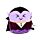 Squidglys Spooky Dracula Vampir Plüschfigur