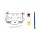 Zooniverse Zootiere Tiger DIY Bemale dein eigenes Fensterbild