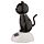 Schwarze Katze Solar Pal Wackelfigur