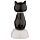 Schwarze Katze Solar Pal Wackelfigur