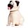 Mopps der Mops Hund Solar Pal Wackelfigur