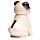 Mopps der Mops Hund Solar Pal Wackelfigur
