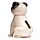 Mopps der Mops Hund Solar Pal Wackelfigur