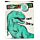 Happy Birthday Geburtstag Dinosauria Dino Geschenktasche - (L)
