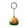 Hammy der Burger Foodiemals 3D PVC Schlüsselanhänger