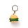 Hammy der Burger Foodiemals 3D PVC Schlüsselanhänger