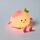 Foodiemals Peach Pfirsich LED-Lampe Nachtlicht & Handy-Halter