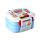 Foodiemals Stapelbare Bento-Lunchbox mit Besteck & Clipverschluss